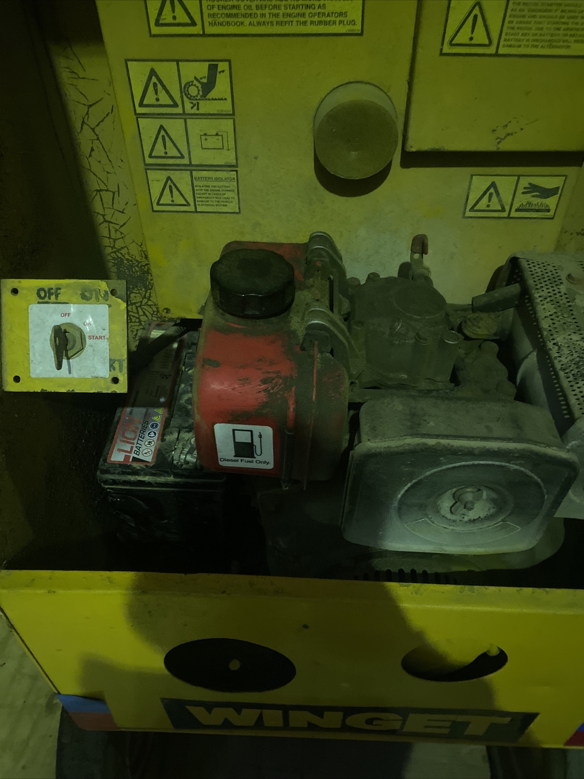 DIESEL CEMENT MIXER WINGET 100T CONCRETE MORTAR Used eBay