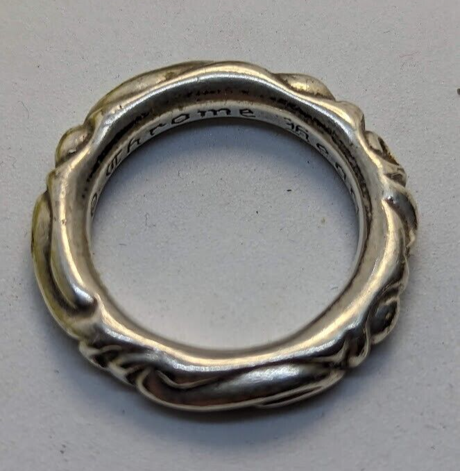 Chrome Hearts Rare Find Vintage Silver Ring 1994 Copy Right Chrome Hearts Rare Find Vintage Silver Ring 1994 Copy Right