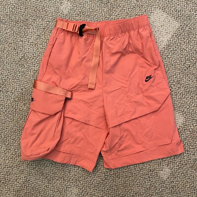 Nike Cargo Shorts Tech Pack Woven Sportswear Unlined Orange DM5592