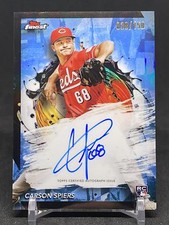 2024 Finest Autographs Sky Blue Refractors #FACS Carson Spiers 038/150