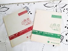 2 livrets scolaires anciens Remi et Colette n 14 et 12  (1968), non écrits