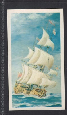 ROYAL OAK 1660 - Sailing Ship - 45 + year old English Tobacco Card # 6