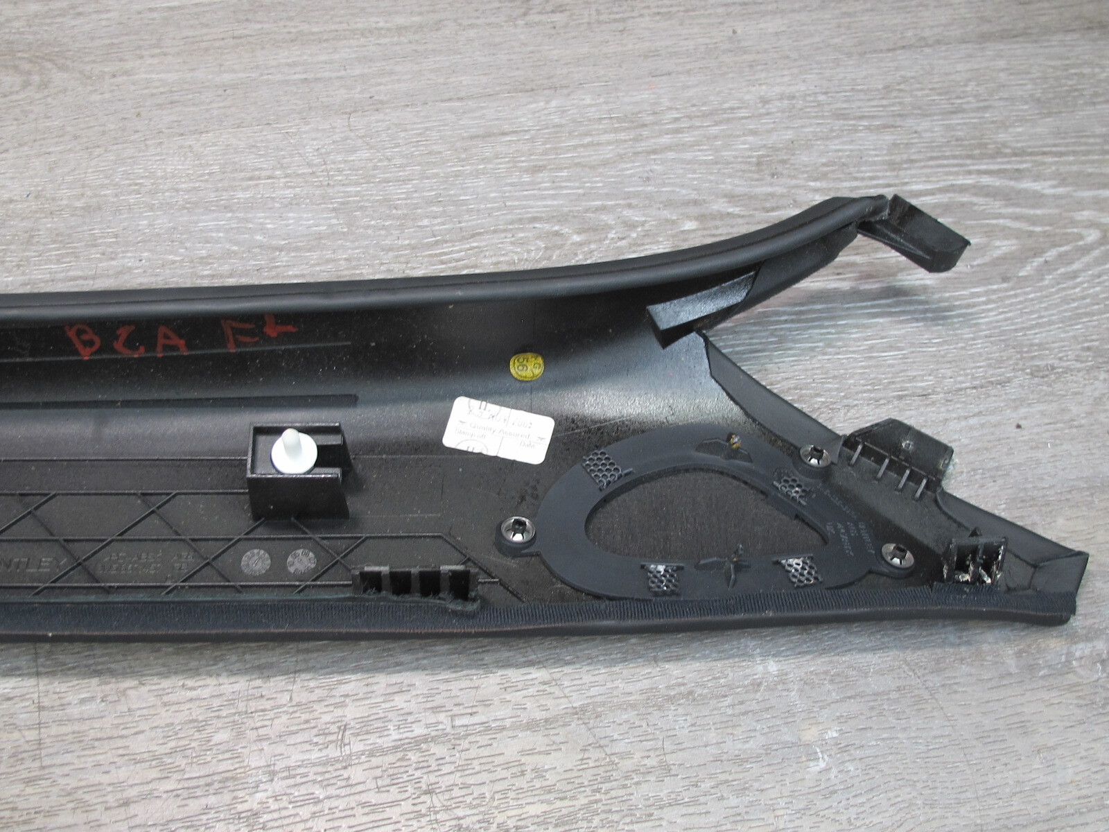 2006-2012 BENTLEY FLYING SPUR FRONT RIGHT & LEFT SIDE A UPPER TRIM COVER SET
