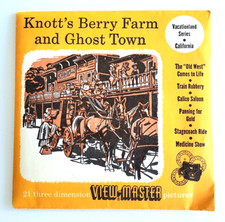 View-Master Knott's Berry Farm and Ghost Town 1954 3 Reel Packet