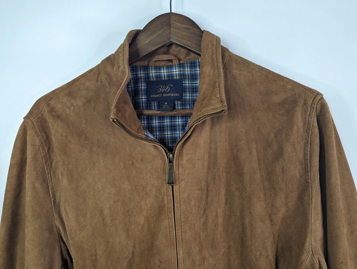 Brooks brothers 346 leather jacket hotsell