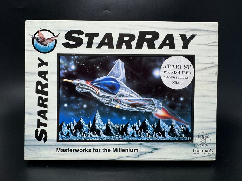 StarRay (Atari ST) *INCLUDES BIG BOX, MANUAL & DISK - UNTESTED*