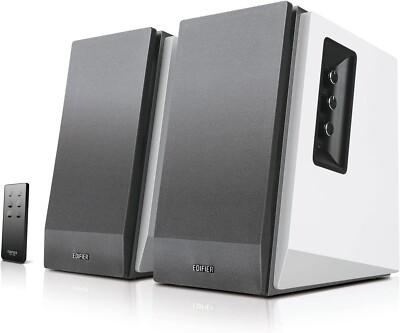Edifier R1700BT Bluetooth V5.1 aktives Bücherregal Studio TV/MAC/PC Lautsprecher weiß