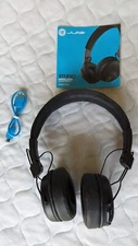 JLab Audio Studio Bluetooth Wireless On-Ear Headphones 30+ Hours Playtime Black