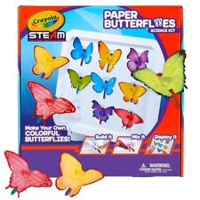 NUEVO CRAYOLA VAPOR Papel Mariposas Ciencia Kit ENVÍO GRATUITO EE. UU.