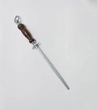 R.H. FORSCHNER KNIFE SHARPENING STEEL HONE SHARPENER - 16” GROOVED ROD. ENGLAND