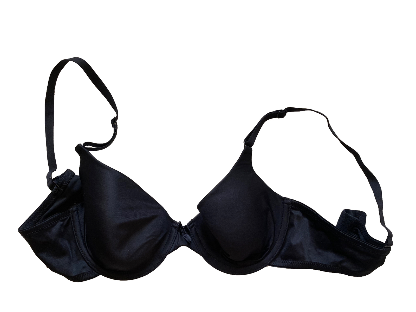 Maidenform Bra Black Shaped Underwire Push Up 34B Gem