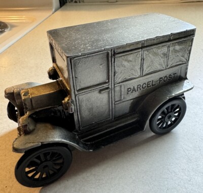 Vintage - U.S. Mail Parcel Post Model T Car - Money Box/Piggy Bak