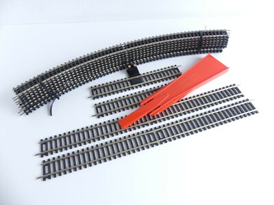 jouef Hornby rails droit 168mm avec éclisses-R600-pour modelisme ferroviaire