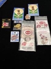 Lot Of Cincinnati Reds Pins. Eight Total. All Excellent Condition And Variety.