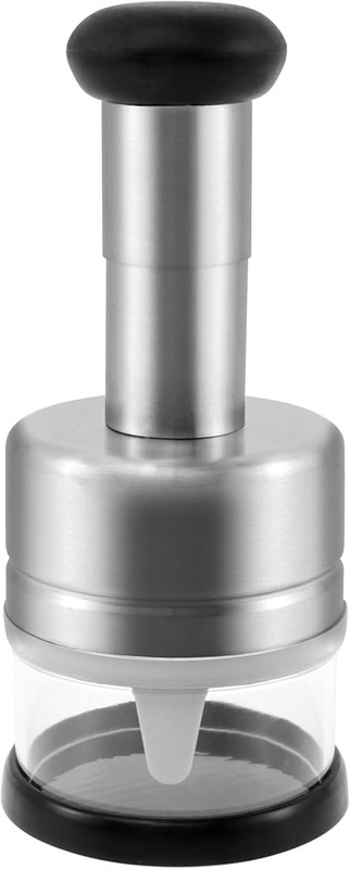 Vegetable Chopper, Stainless Steel, Manual Hand Garlic/onion/nut Chopper