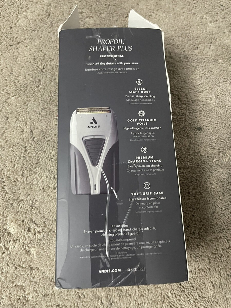 Andis Profoil Lithium Plus Titanium Double Foil Shaver | eBay