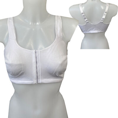 SASSA Damen Soft BH mit Vorderverschluss 10866 FUNCTIONAL BRAS Gr. 85B Weiß NEU