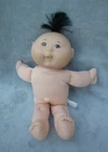 Vintage Mattel 1995 Cabbage Patch Kids Doll Soft Plush Body Toy Baby Black Hair