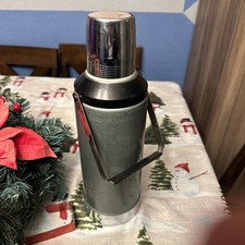 STANLEY THERMOS Stainless Steel ALADDIN Half Gallon 2 Quart A945DH Vintage USA