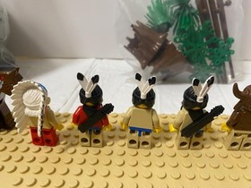LEGO 6763 Rapid River Village 6766 Western Indians Set Complete without Box