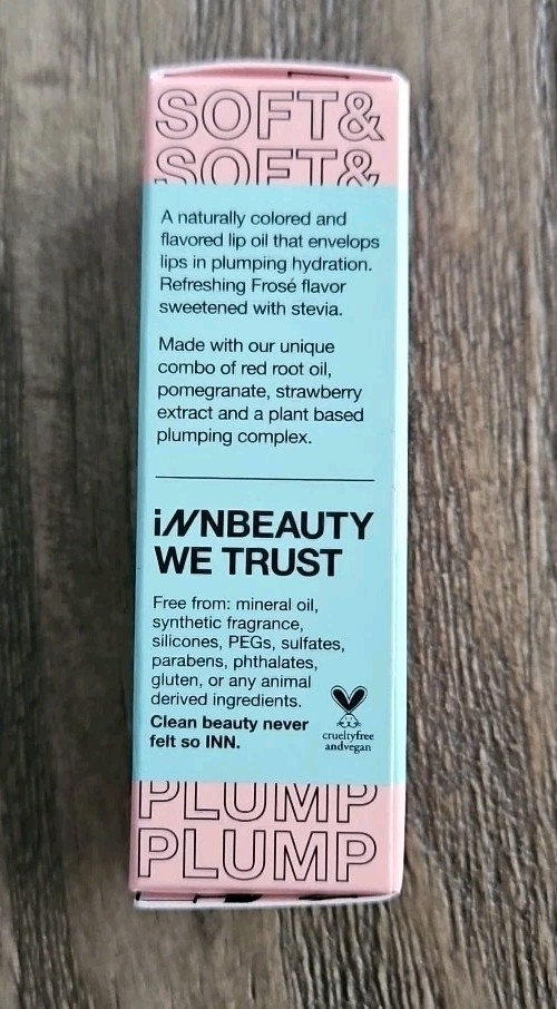 iNNBEAUTY Project Glaze Lip Oil Frosé Full Size New In Box 0.2 fl oz / 6 ml