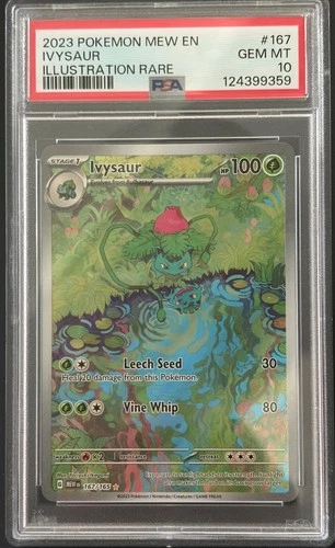Pokémon Ivysaur #167/165 Scarlet & Violet 151 PSA 10 GEM MINT