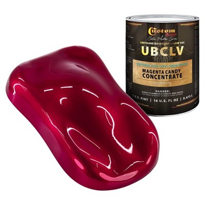 Urethane Ultra Candy Concentrates Automotive Paint - Magenta  Candy - Pint
