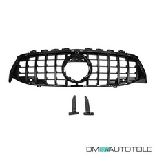 Kühlergrill Schwarz passt für Mercedes CLA W118 X118 ohne Kamera ab 2019-2022 GT