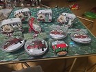 10 Retro Style Camper Christmas Ornaments Truck & Van Unbreakable/Glass/Unknown  — photo 1