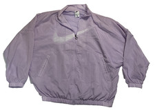 Vintage 90 s Nike Windbreaker Women s Small Purple Y2K Full Zip Athleisure