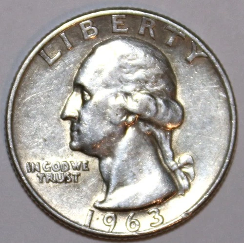 1963-D Washington Quarter - Extra Fine - #1164EA