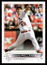 2022 Topps Update Andre Pallante #US59 St. Louis Cardinals Rookie RC Base MLB