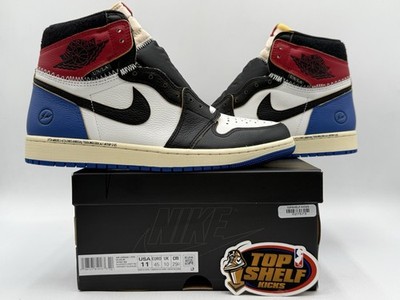 DS New Nike Fragment Design Union LA Air Jordan 1 Retro OG High Varsity Size 11