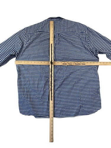 VINEYARD VINES On-The-Go Performance Mens Long Sleeve Button Shirt Brrr Blue XL - Picture 6 of 13