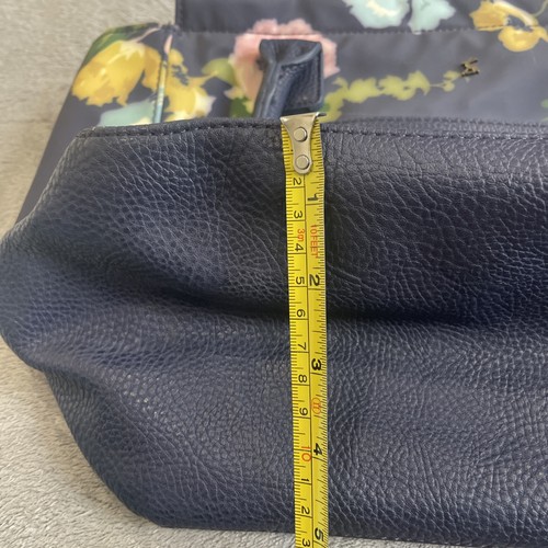 Ladies Size Large Navy With Floral Print Bag By Joules - Picture 16 of 16