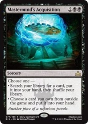 Mastermind's Acquisition - Foil x1 - Rivals of Ixalan - Light Play, English - Ri