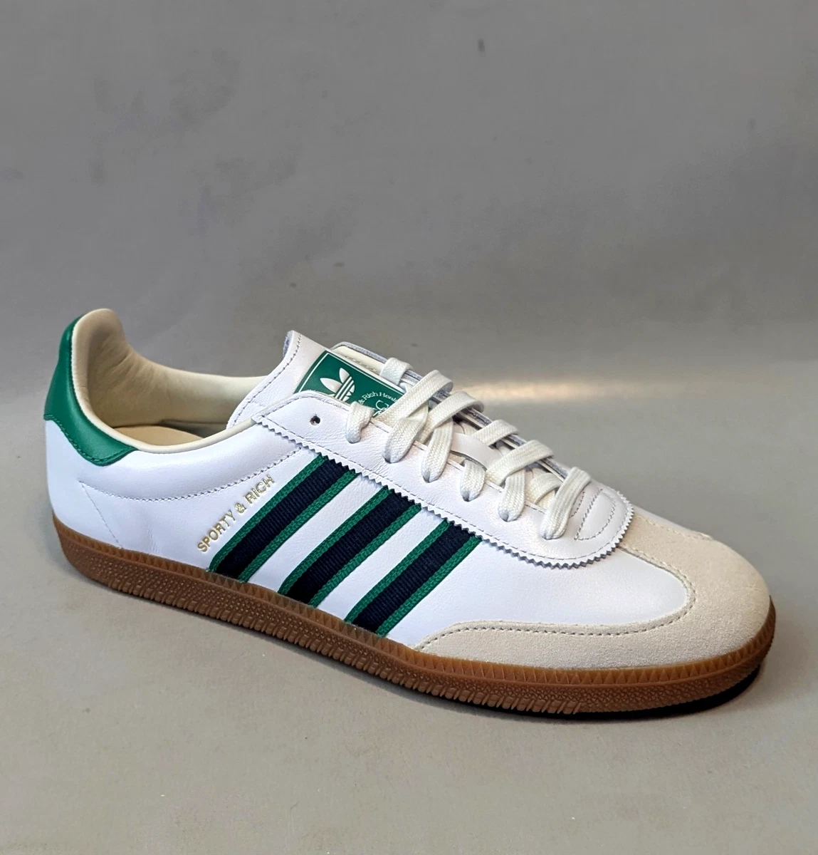 Sporty & Rich x adidas AS 250 White Green for Sale | Authenticity