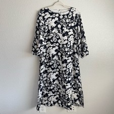 Everlane The Linen A-line Midi Dress Floral Womens Size 2 Vacation Boho Pockets