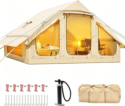 Inflatable Tents for Camping, Blow up Tent with Hand Pump, Easy Setup Inflatable