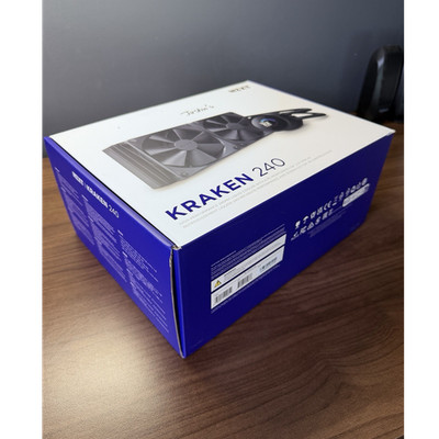 NZXT Kraken 240 240mm AIO Liquid CPU Cooler Black 2x120mm