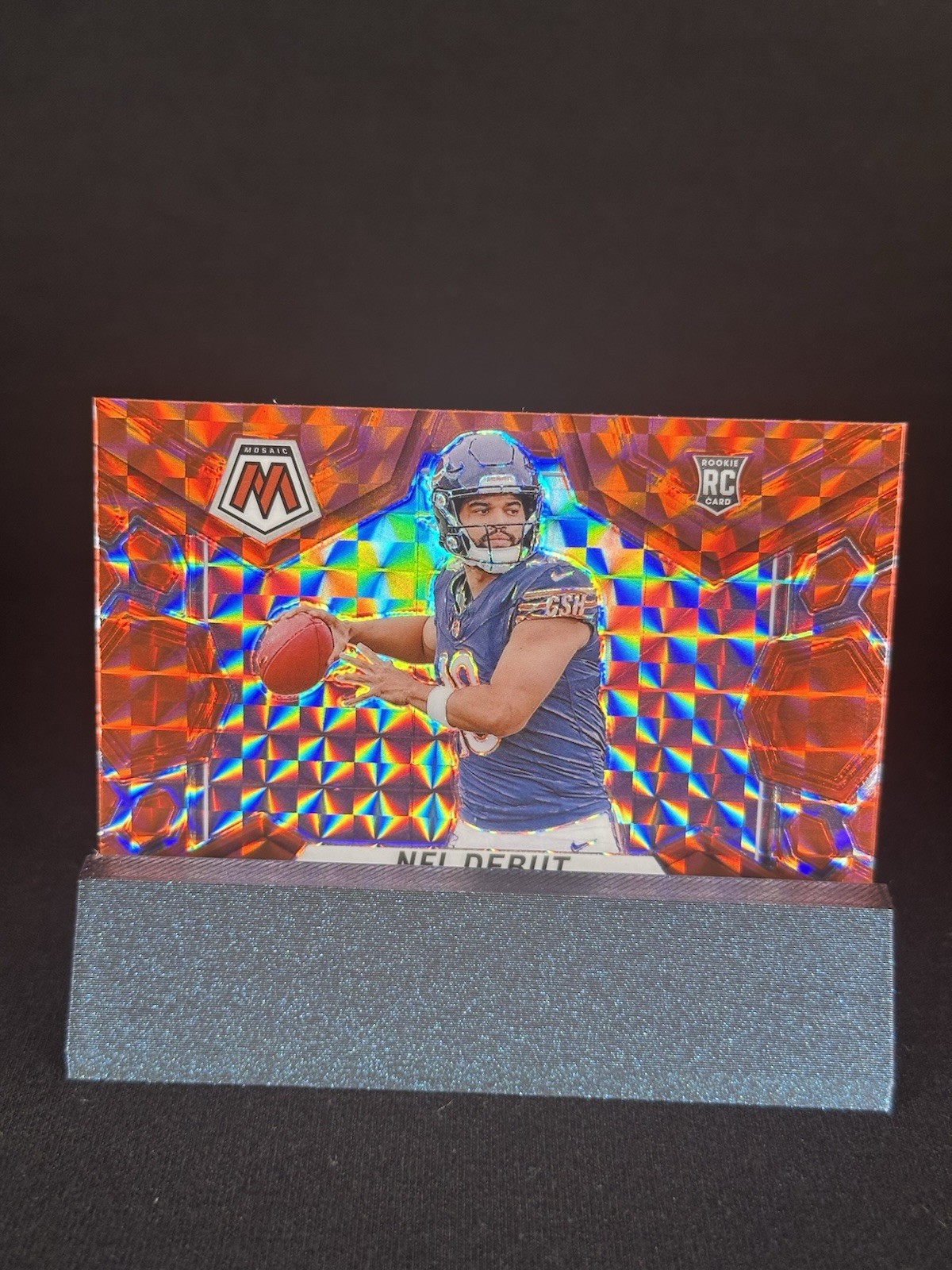 2024 Panini Mosaic - NFL Debut Caleb Williams #289 Red Mosaic Prizm (RC)