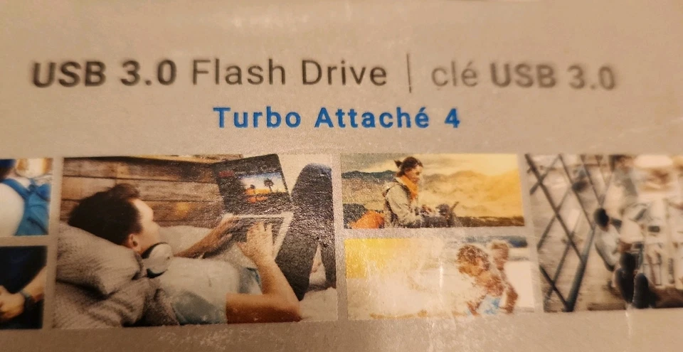 PNY 64GB USB 3.0 Flash Drive Black/Grey Turbo Attachè 4 Fast Data 4K Ultra HD - Image 3 of 4
