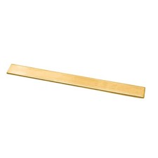 5/32" x 3/8" x 8" Brass Flat Bar, 6 Gauge Metal W x L, Gold