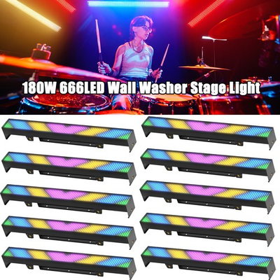 #ad U`King 180W LED Wall Washer Light Bar Show Party Disco DMX DJ Stage Lighting $299.99