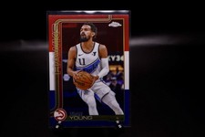 Topps Chrome 25-26 Trae Young #5 “Red White Blue” Hawks NBA Basketball Card