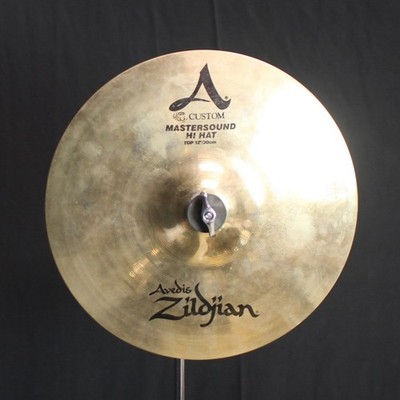 Used Zildjian 12'' A Custom Mastersound Hi Hat Top - 786g