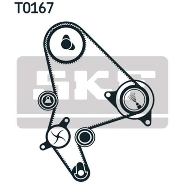 SKF Zahnriemensatz Vkma 03246-image