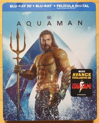 Aquaman - Steelbook 3D Blu-ray (Spanien Import) NEU/OVP