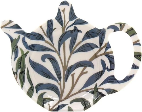 William Morris Willow Bough Teabag Tidy Holder Melamine Dish Rest Home Gift