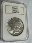 1880 Morgan Silver Dollar MS62  NGC - old fatty holder #016